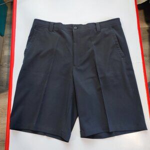 Greg Norman casual dress flat front short black men's size 38